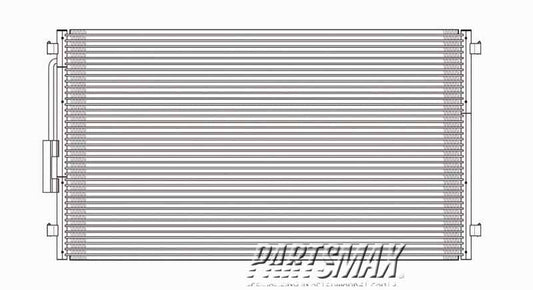 3030 | 2003-2003 DODGE CARAVAN Air conditioning condenser all | CH3030136|4809227AG