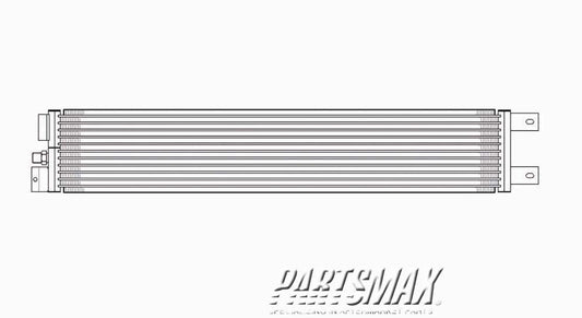 3030 | 1996-2000 DODGE CARAVAN Air conditioning condenser w/rear air cond; auxillary unit | CH3030140|4682591AC