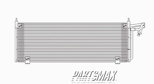 3030 | 1998-2001 JEEP CHEROKEE Air conditioning condenser Cherokee | CH3030147|55036595AG