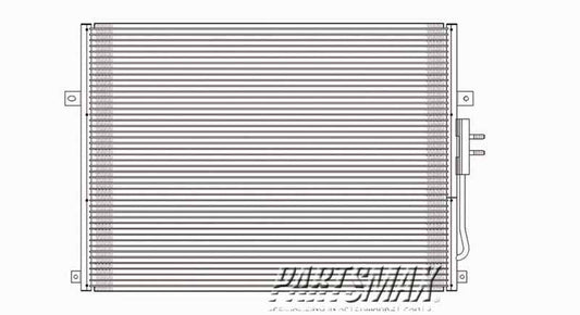 3030 | 1999-2003 JEEP GRAND CHEROKEE Air conditioning condenser Grand Cherokee | CH3030152|55115918AE