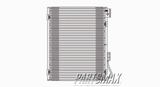 3030 | 2005-2008 DODGE RAM 3500 Air conditioning condenser Gas Eng | CH3030185|5072993AB