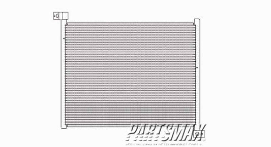 3030 | 2007-2009 CHRYSLER ASPEN Air conditioning condenser all | CH3030211|55056165AB