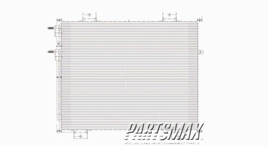 3030 | 2005-2010 DODGE DAKOTA Air conditioning condenser all | CH3030216|55056352AC