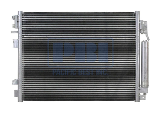 3030 | 2009-2010 DODGE CHARGER Air conditioning condenser 2.7L|3.5L|5.7L; Std|Hvy Duty Cooling; w/Pwr Strg Cooler | CH3030241|68050127AB