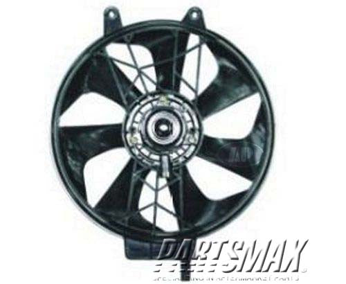 3115 | 1991-1992 DODGE CARAVAN Radiator cooling fan assy electric fan assembly; w/3.0 or 3.3L V6 engine | CH3115109|CH3115109