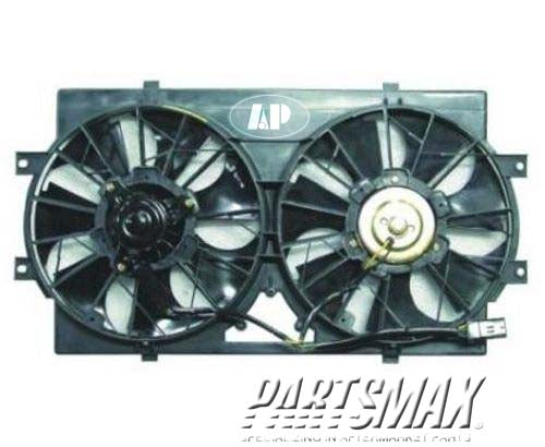 3115 | 1995-2000 CHRYSLER CIRRUS Radiator cooling fan assy w/V6 engine; dual fan assembly; stamped 4595782 or 4662598 | CH3115112|CH3115112