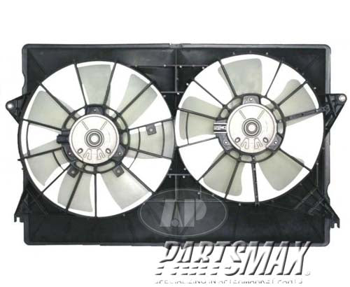2880 | 2004-2006 CHRYSLER PACIFICA Radiator cooling fan assy 3.5L; Motor/Blade/Shroud Dual Fan Assy; see notes | CH3115134|5102431AA-PFM