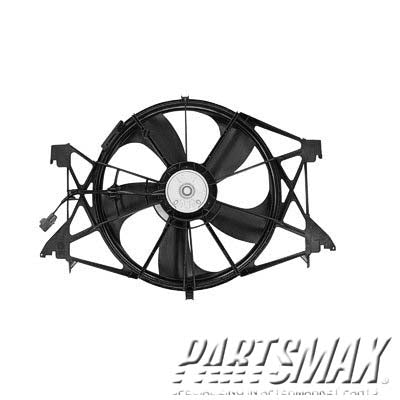 3115 | 2009-2010 DODGE RAM 1500 Radiator cooling fan assy R1500 | CH3115166|55056948AI