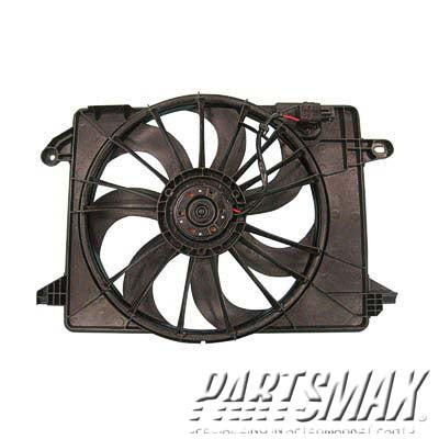 3115 | 2009-2022 DODGE CHALLENGER Radiator cooling fan assy 3.5L|3.6L|5.7L|6.1L; Single Fan Module | CH3115169|68050129AA