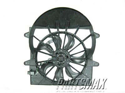 3117 | 2009-2010 JEEP GRAND CHEROKEE Radiator fan/motor assembly 3.7L/4.7L; GRAND CHEROKEE | CH3117105|55037969AB