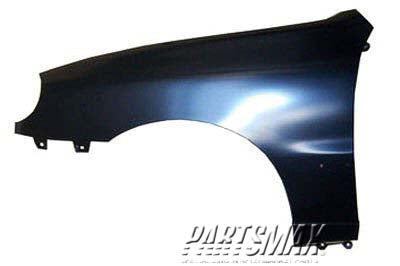 1240 | 1999-2002 DAEWOO LANOS LT Front fender assy w/side molding | DA1240103|A96276949