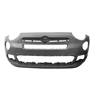 1000 | 2016-2018 FIAT 500X Front bumper cover EASY|LOUNGE|POP|SPORT; prime | FI1000107|6AP50TZZAA