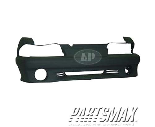 250 | 1987-1993 FORD MUSTANG Front bumper cover GT; prime | FO1000164|F3PZ8190A