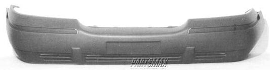 1000 | 1992-1994 FORD CROWN VICTORIA Front bumper cover black finish | FO1000424|FO1000424