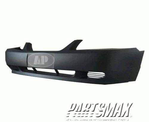 1000 | 1999-2004 FORD MUSTANG Front bumper cover except Cobra/GT/Mach I ; prime | FO1000437|YR3Z17D957EA