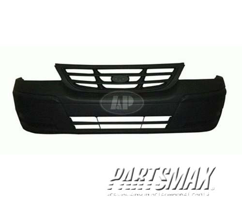 1000 | 1999-2000 FORD WINDSTAR Front bumper cover base/LX; gray textured bottom; paint to match upper | FO1000441|YF2Z17D957LB