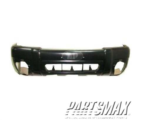 1000 | 1999-2001 FORD EXPLORER Front bumper cover XLT; w/bright pad; textured gray | FO1000450|YL2Z17757BAA