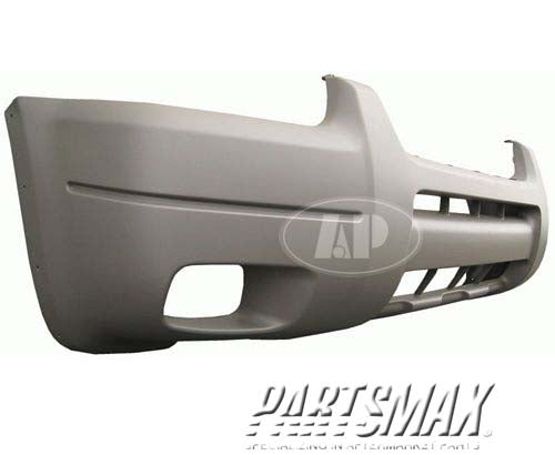 1000 | 2001-2004 FORD ESCAPE Front bumper cover XLT|TITANIUM; w/Fog Lamps; w/Lip Mldg Holes; Light Gray | FO1000474|YL8Z17D957MAA