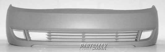 1000 | 2001-2002 MERCURY COUGAR Front bumper cover primed gray | FO1000478|1S8Z17D957AA