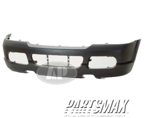 250 | 2002-2005 FORD EXPLORER Front bumper cover EDDIE BAUER|LIMITED|XLT|XLT SPORT; w/Sport Pkg; prime | FO1000496|2L2Z17D957SAPTM
