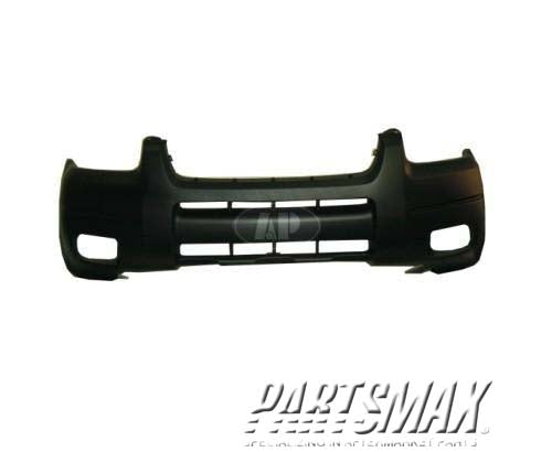 1000 | 2002-2004 FORD ESCAPE Front bumper cover XLT; w/Fog Lamps; w/Lip Mldg Holes; prime | FO1000545|2L8Z17D957AAPTM