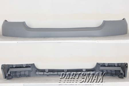 1000 | 2004-2005 FORD F-150 Front bumper cover except Heritage; w/wheel opening molding; prime | FO1000561|4L3Z17D957DA