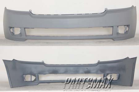 1000 | 2006-2006 LINCOLN ZEPHYR Front bumper cover prime | FO1000612|6H6Z17D957BAPTM