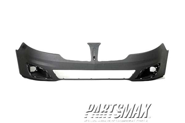 1000 | 2009-2012 LINCOLN MKS Front bumper cover w/o Front Object Sensors | FO1000638|8A5Z17D957AAPTM