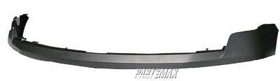 1000 | 2009-2014 FORD F-150 Front bumper cover XLT|FX4|STX|PLATINUM|KING RANCH|LARIAT; w/Wheel Opening Mldgs; Upper | FO1000644|DL3Z17D957BPTM