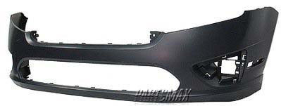 1000 | 2010-2012 FORD FUSION Front bumper cover HYBRID | FO1000650|AE5Z17D957BAPTM