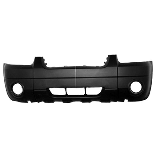 1000 | 2005-2007 FORD ESCAPE Front bumper cover XLT; w/o Appearance Pkg; w/o Skid Plate; w/Flare Holes; prime | FO1000658|5L8Z17D957BAA-PFM