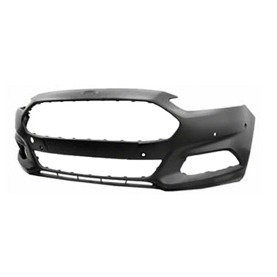 1000 | 2013-2016 FORD FUSION Front bumper cover w/Towing Hook; w/Active Park Assist; prime | FO1000688|ES7Z17D957EPTM