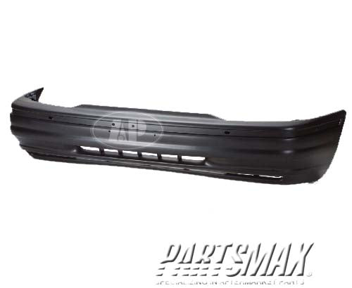 1000 | 1992-1993 FORD ESCORT Front bumper cover 4dr sedan; w/separate molding; prime | FO1001136|F1CZ17757A