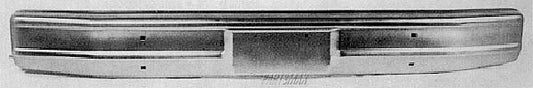 1002 | 1980-1986 FORD BRONCO Front bumper face bar w/o impact strip; bright | FO1002167|E1TZ17757A