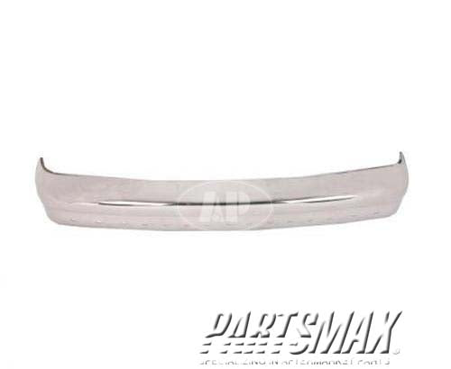 1002 | 1992-1996 FORD E-150 ECONOLINE Front bumper face bar bright | FO1002241|F8UZ17757BA