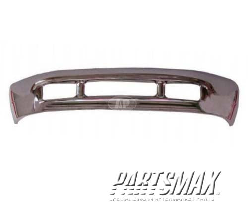 1002 | 2001-2001 FORD F-350 SUPER DUTY Front bumper face bar Platinum Edition; to 9/10/01; bright | FO1002374|1C3Z17757MAA