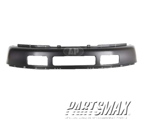 1002 | 2005-2007 FORD F-450 SUPER DUTY Front bumper face bar F450/F550; w/fender flare holes; bright | FO1002396|5C3Z17757FA