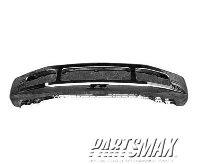 1002 | 2008-2010 FORD F-450 SUPER DUTY Front bumper face bar F450; bright | FO1002404|8C3Z17757D