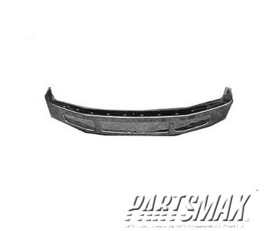 1002 | 2008-2010 FORD F-350 SUPER DUTY Front bumper face bar F-250/F-350; bright | FO1002406|8C3Z17757B