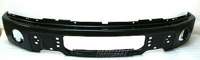 260 | 2009-2014 FORD F-150 Front bumper face bar w/Fog Lamps; prime | FO1002413|9L3Z17757DPTM