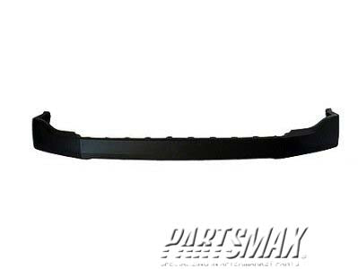 1014 | 2007-2014 FORD EXPEDITION Front bumper cover upper w/Wheel Opening Moldings; w/o Front Object Sensors; prime | FO1014104|7L1Z17D957BPTM