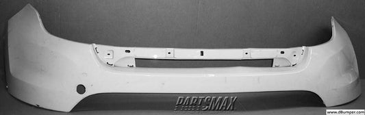 360 | 2011-2015 FORD EXPLORER Front bumper cover upper w/o Active Park Assist; prime | FO1014109|BB5Z17D957APTM