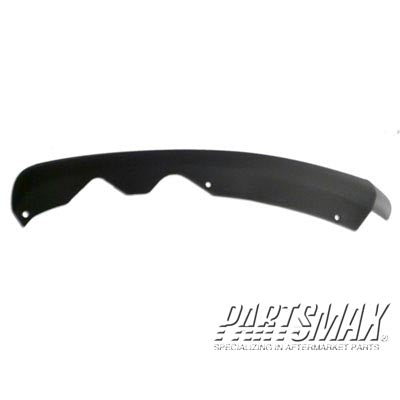 1016 | 2013-2016 FORD FUSION LT Front bumper cover Lower Valance Panel; Black | FO1016100|DS7Z17626AB