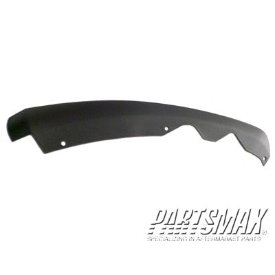 1017 | 2013-2016 FORD FUSION RT Front bumper cover HYBRID; Lower Valance Panel; Black | FO1017100|DS7Z17626AA