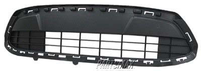 1036 | 2011-2013 FORD FIESTA Front bumper grille SE; H/B; w/Fuel Economy Pkg; Center | FO1036140|AE8Z8200LA