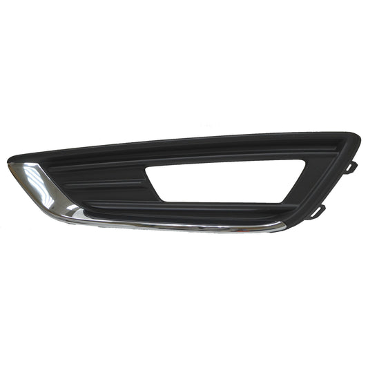 520 | 2015-2018 FORD FOCUS LT Front bumper insert TITANIUM; Fog Lamp Bezel; Chrome Trim | FO1038157|F1EZ15266G