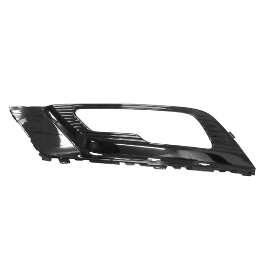 1038 | 2017-2018 FORD FUSION LT Front bumper insert HYBRID; Fog Lamp Bezel; w/Fog Lamps; High Gloss Black | FO1038168|HS7Z17B814CB
