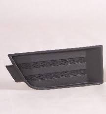 520 | 2019-2021 FORD EDGE LT Front bumper insert ST; Fog Lamp Bezel; w/Fog Lamps; Satin Aluminum Moulding | FO1038188|KT4Z15266CB