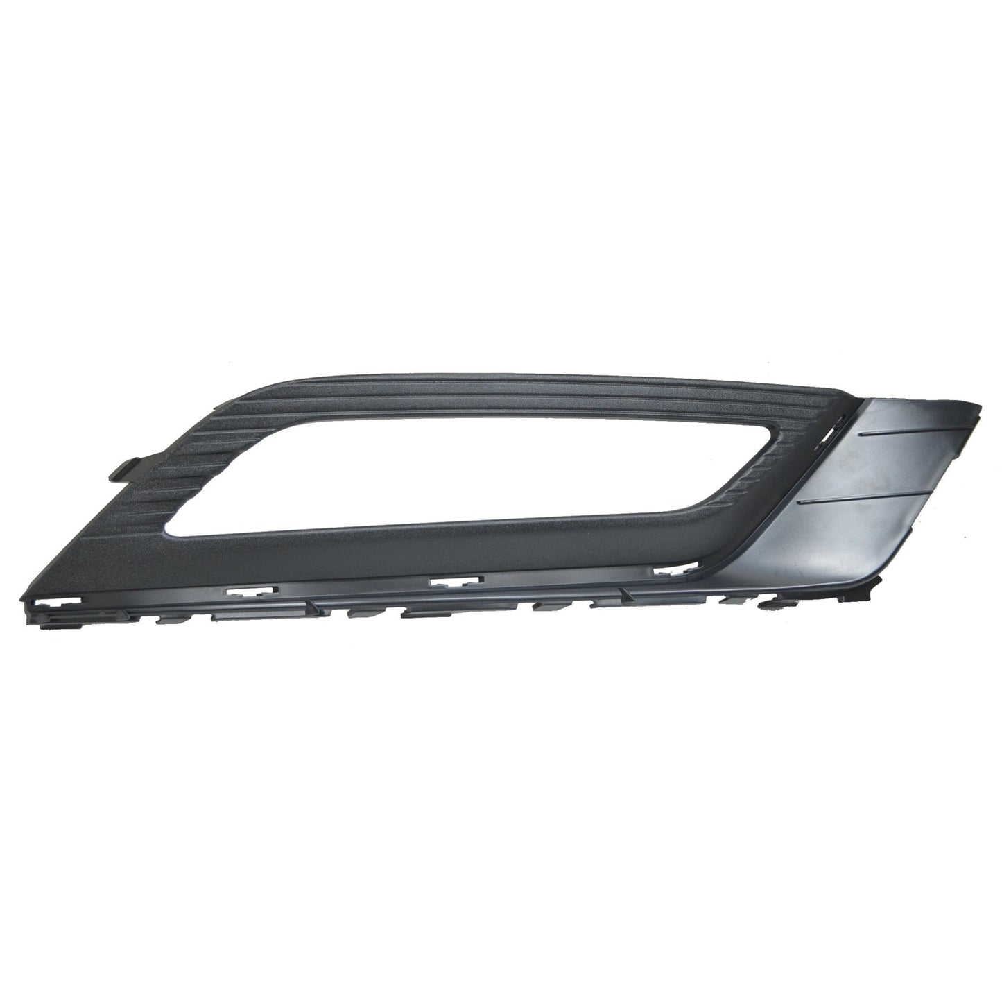 1039 | 2017-2018 FORD FUSION RT Front bumper insert HYBRID; Fog Lamp Bezel; w/Fog Lamps; Low Gloss Black | FO1039167|HS7Z17B814BA