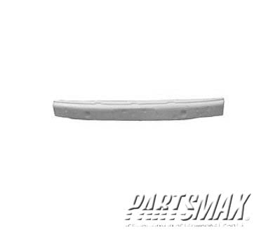 1070 | 1995-1997 FORD WINDSTAR Front bumper energy absorber prime | FO1051101|F58Z17C882A
